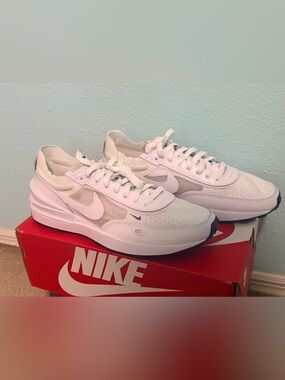 Nike Waffle One Shoe Box Label - Red/White